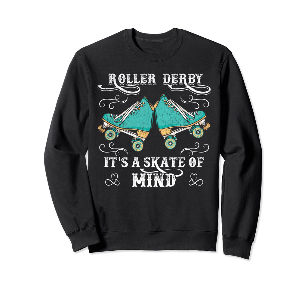 Roller Skates Roller Derby Skater Sweatshirt - Minimalist Print for Adults - T-Shirt, Sweatshirt, Hoodie