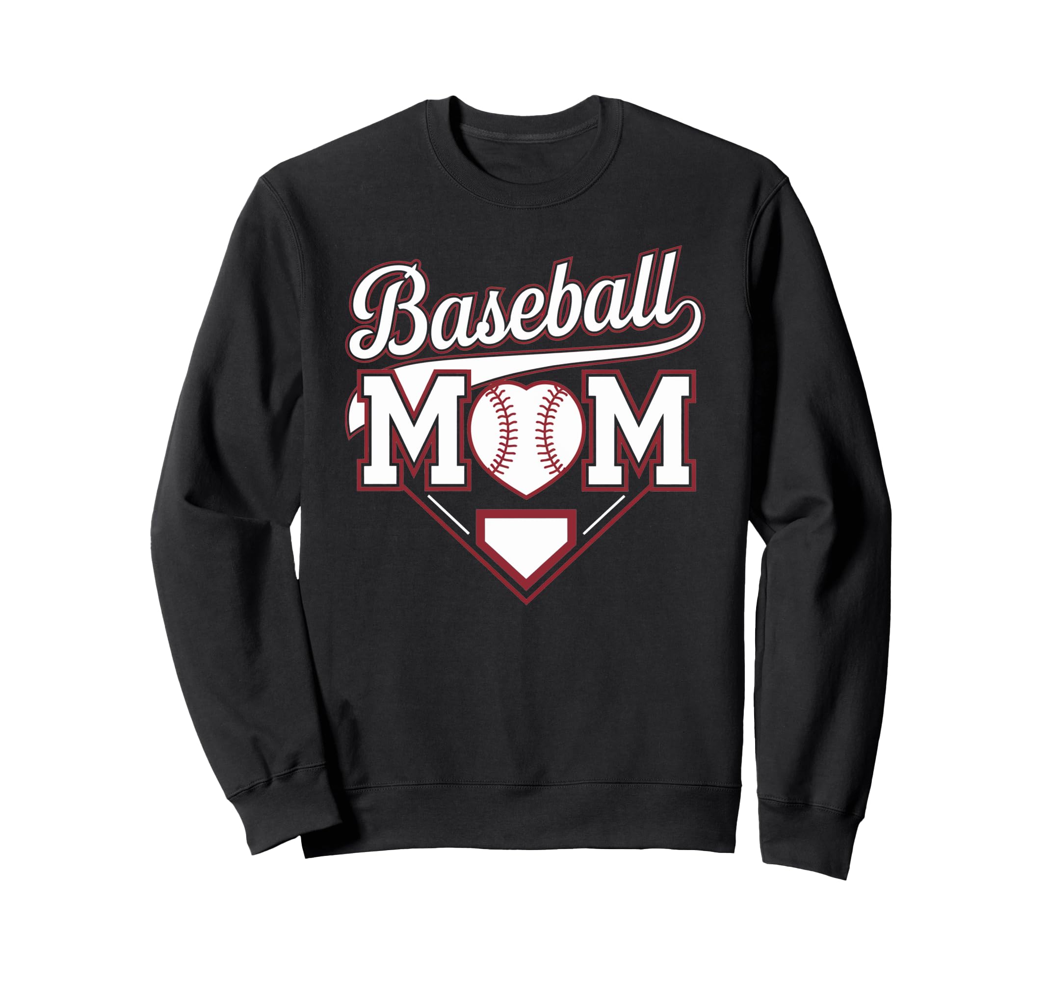 Baseball Mom Sweatshirt - Unique Graphic for Adults - T-Shirt, Sweatshirt, Hoodie