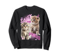 Salty And Proud Scottish Fold Sweatshirt - Custom Art Print for Adults - T-Shirt, Sweatshirt, Hoodie