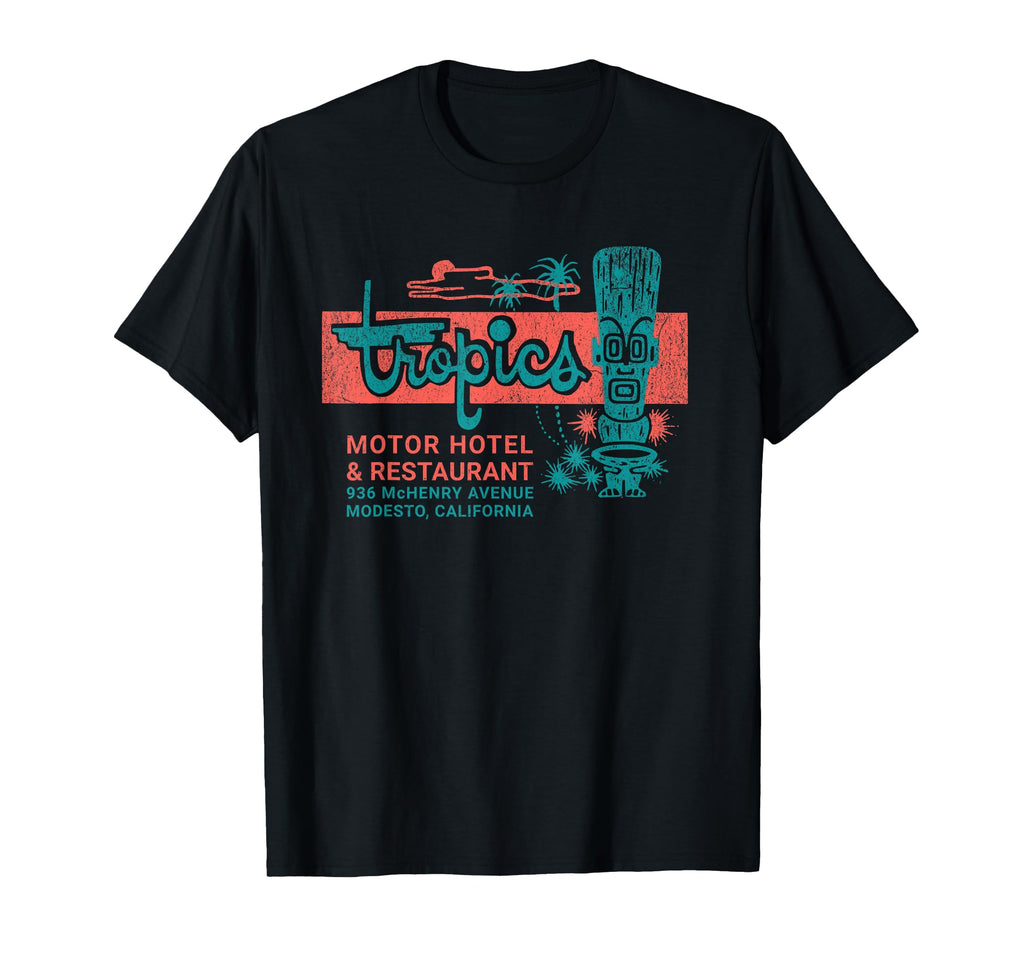 Hotel Matchbook Tropics Motor Hotel T-Shirt - Novelty Apparel for Adults - T-Shirt, Sweatshirt, Hoodie