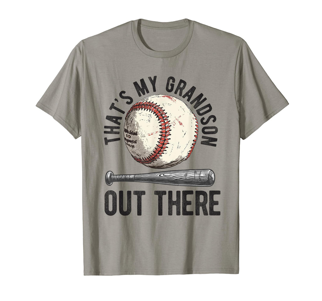 Thats My Grandson Out There Baseball T-Shirt - Casual Everyday Wear Unisex - T-Shirt, Sweatshirt, Hoodie