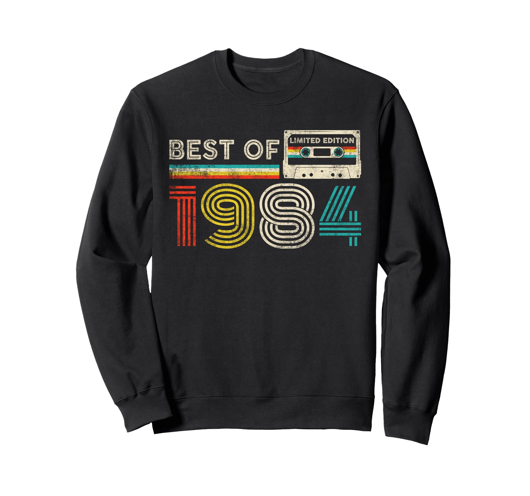 Best 1984 Birthday 1984 Cassette Sweatshirt - Custom Art Print for Adults - T-Shirt, Sweatshirt, Hoodie