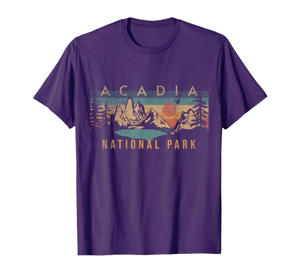 Acadia National Park Maine Usa Outdoor T-Shirt - Custom Art Print Unisex - T-Shirt, Sweatshirt, Hoodie