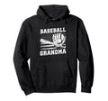 Baseball Grandma Usa Flag Hoodie - Novelty Apparel Men Women - T-Shirt, Sweatshirt, Hoodie