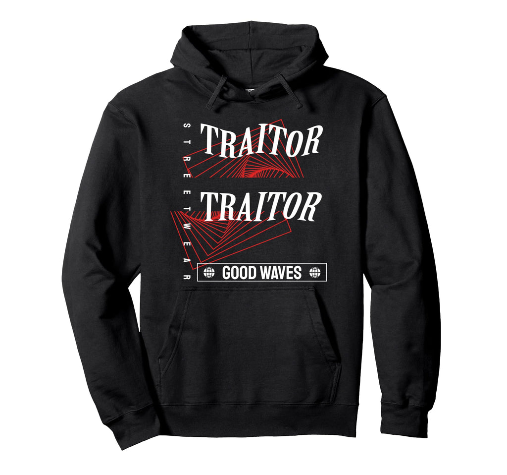 Traitor Aesthetic Edgy Streetwear Hoodie - Fun Novelty Design Men Women - T-Shirt, Sweatshirt, Hoodie