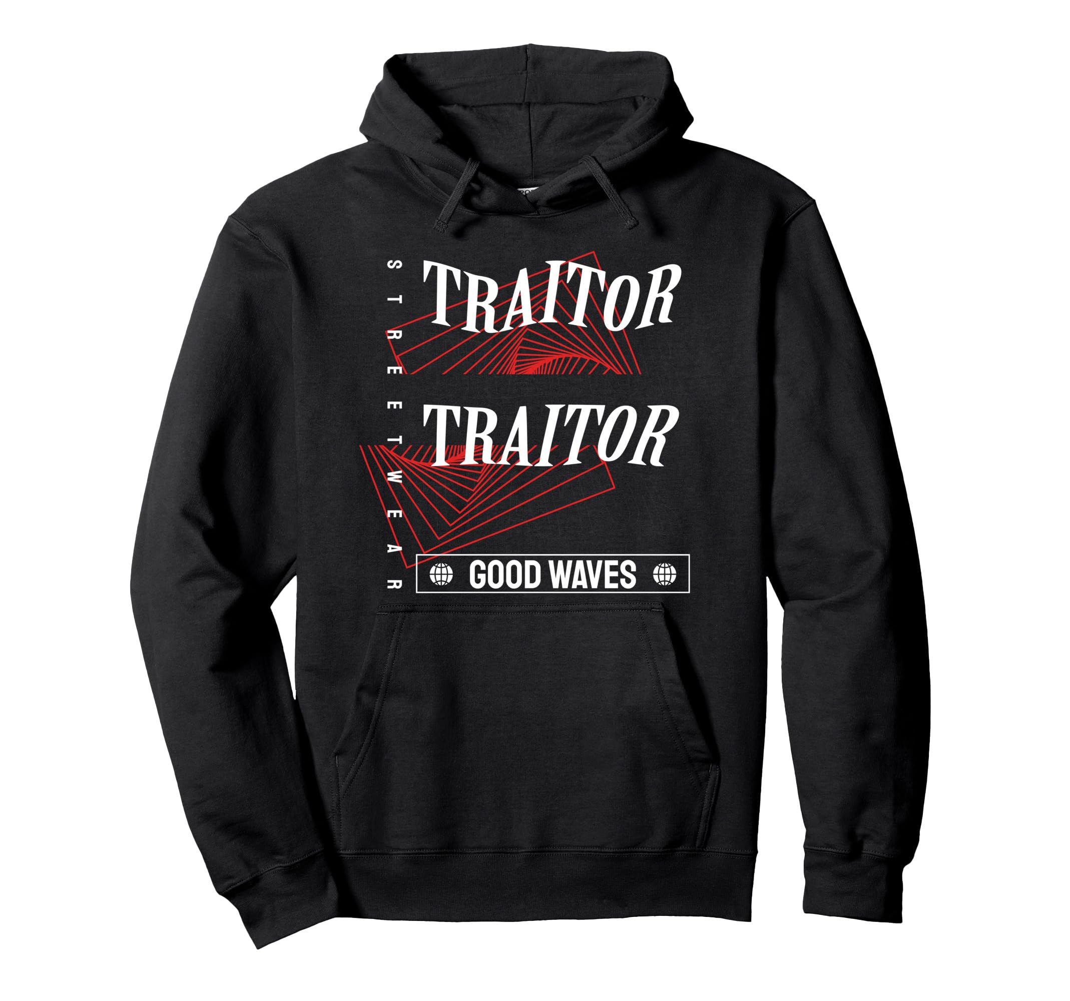 Traitor Aesthetic Edgy Streetwear Hoodie - Fun Novelty Design Men Women - T-Shirt, Sweatshirt, Hoodie