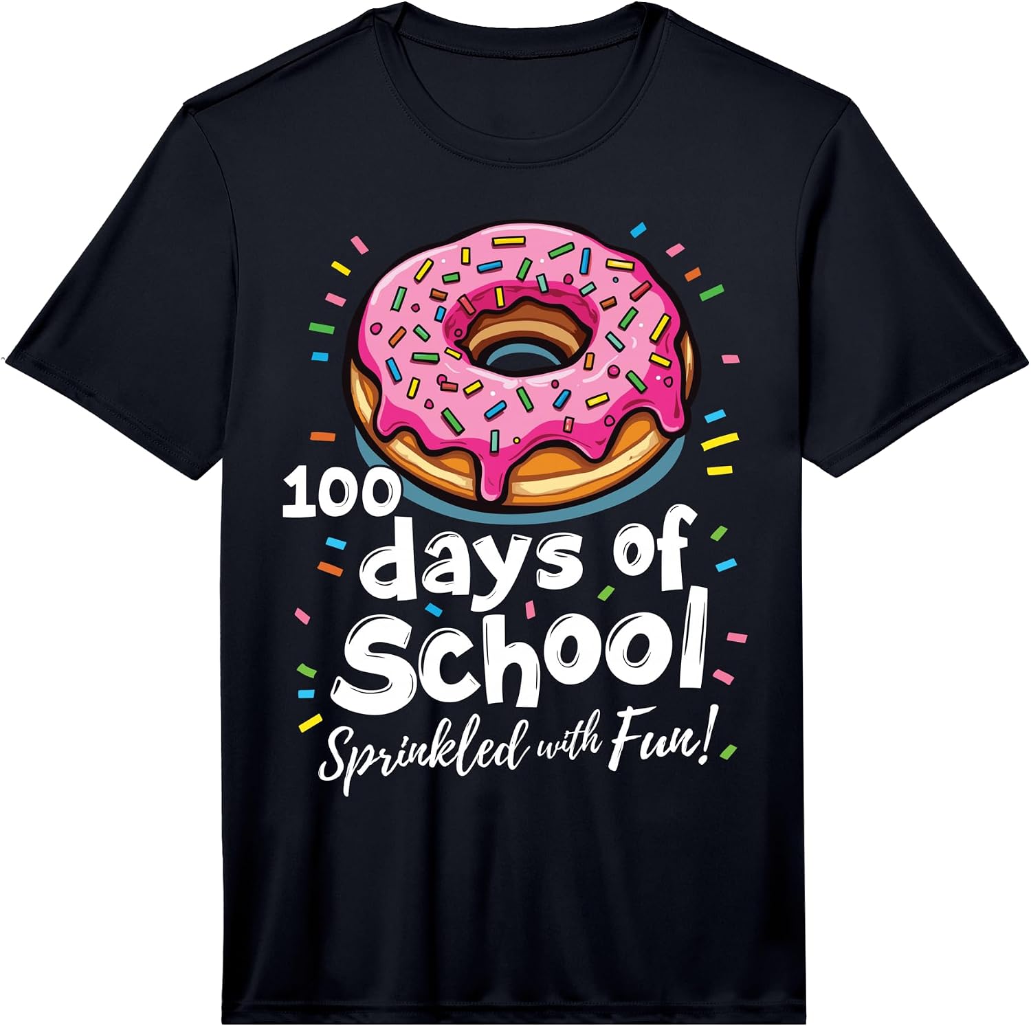 Happy 100 Days of School Apparel and Merch - Adult & Kids T-Shirts, Sweatshirts & Hoodies apparel design preview 1