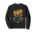 Old School Gamer Arcade Joystick Art Sweatshirt - Graphic Print for Adults - T-Shirt, Sweatshirt, Hoodie