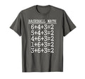 6 4 3 2 Baseball Math Softball Game Gift T-Shirt - Graphic Print Unisex - T-Shirt, Sweatshirt, Hoodie