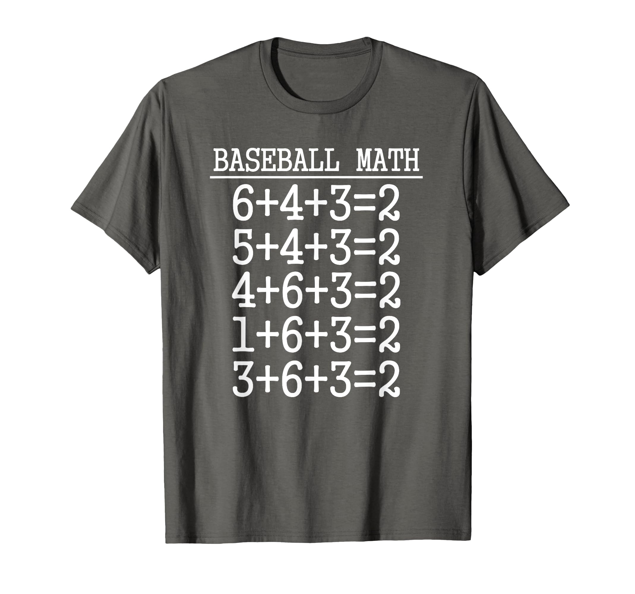 6 4 3 2 Baseball Math Softball Game Gift T-Shirt - Graphic Print Unisex - T-Shirt, Sweatshirt, Hoodie