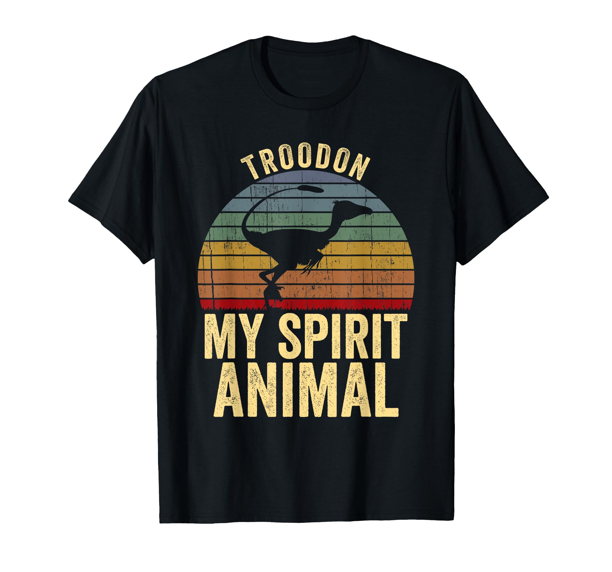 Troodon Is My Spirit Animal Dinosaur Gift T-Shirt - Trendy Graphic Unisex - T-Shirt, Sweatshirt, Hoodie