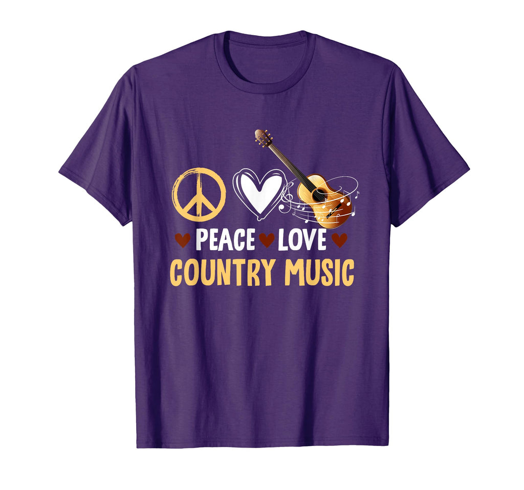 Funny Western Peace Love Country T-Shirt - Minimalist Print for Adults - T-Shirt, Sweatshirt, Hoodie
