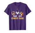 Funny Western Peace Love Country T-Shirt - Minimalist Print for Adults - T-Shirt, Sweatshirt, Hoodie