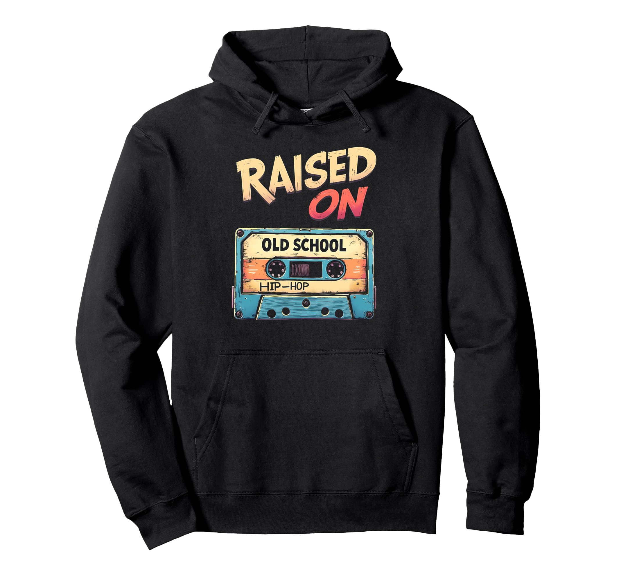 Joyful Old School Hip Hop Hoodie - Aesthetic Graphic for Adults - T-Shirt, Sweatshirt, Hoodie