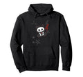 Skelanimals Panda Rocker Stripe Pop Hoodie - Streetwear Style Men Women - T-Shirt, Sweatshirt, Hoodie
