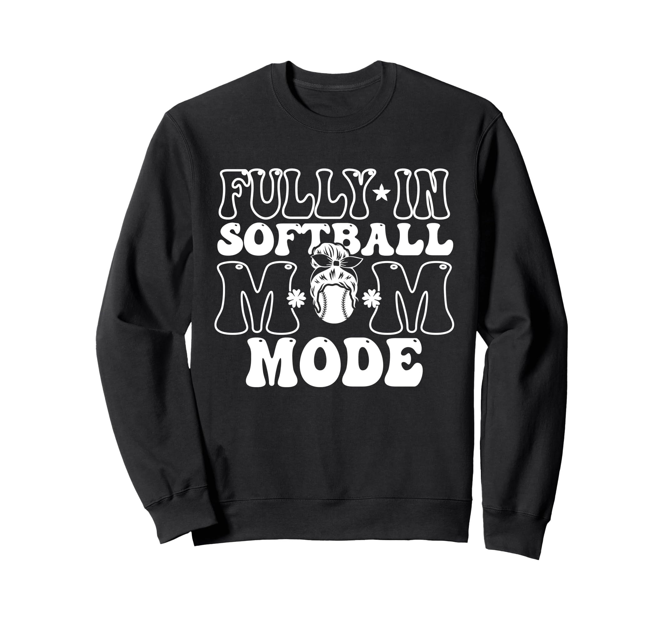 Softball Mom Mothers Day Baseball Sweatshirt - Streetwear Style for Adults - T-Shirt, Sweatshirt, Hoodie