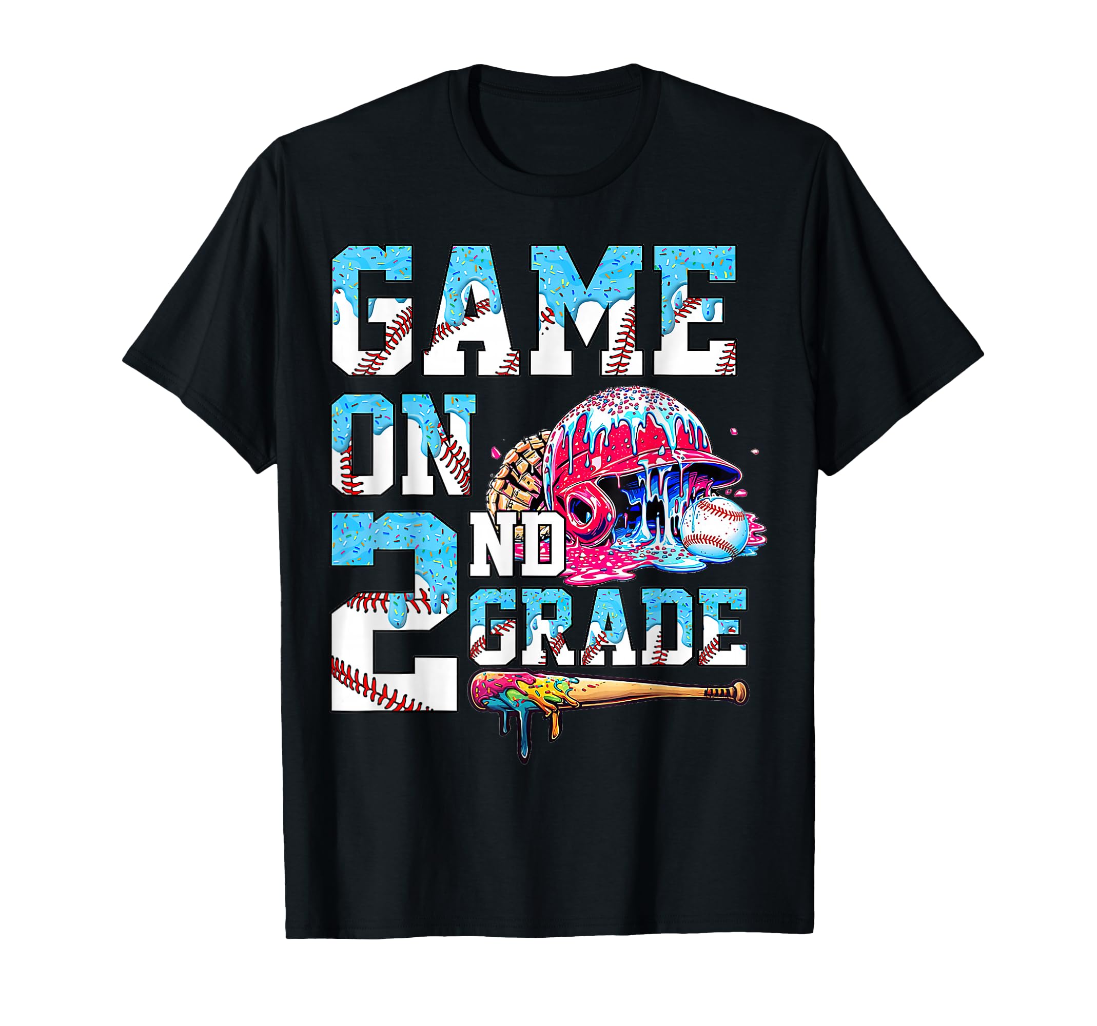 2Nd Grade Back To School Baseball T-Shirt - Fun Novelty Design Men Women - T-Shirt, Sweatshirt, Hoodie