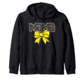 Mama Yellow Bow Baseball Softball Gift Hoodie - Novelty Apparel Men Women - T-Shirt, Sweatshirt, Hoodie