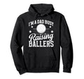 Busy Raising Ballers Volleyball Dad Hoodie - Streetwear Style for Adults - T-Shirt, Sweatshirt, Hoodie