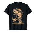 Fish Wearing Cowboy Hat Cowgirl T-Shirt - Fun Novelty Design for Adults - T-Shirt, Sweatshirt, Hoodie