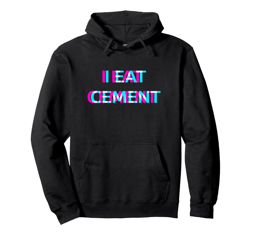 I Eat Cement 2000S Aesthetic Pastel Hoodie - Custom Art Print for Adults - T-Shirt, Sweatshirt, Hoodie
