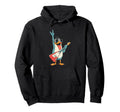 Penguin Guitar Player Rock Music Hoodie - Trendy Graphic for Adults - T-Shirt, Sweatshirt, Hoodie