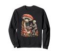 Whimsical Skeleton Playing Video Sweatshirt - Casual Everyday Wear Unisex - T-Shirt, Sweatshirt, Hoodie