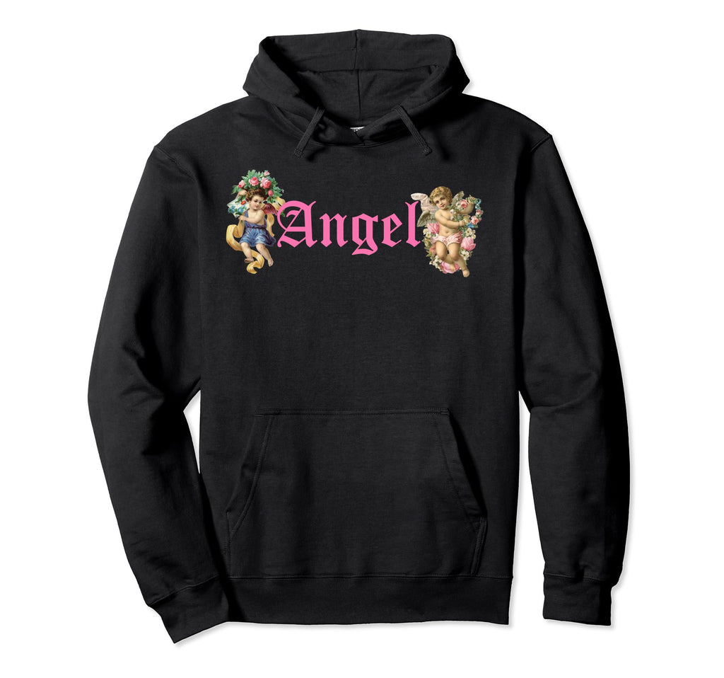 Y2K Aesthetic Angel Cherubs Soft Egirl Hoodie - Custom Art Print for Adults - T-Shirt, Sweatshirt, Hoodie
