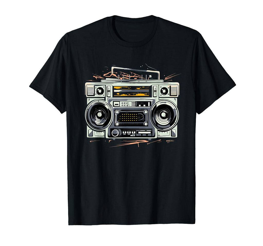 Ghetto Blaster Hip Hop 80S 90S Street T-Shirt - Streetwear Style Men Women - T-Shirt, Sweatshirt, Hoodie
