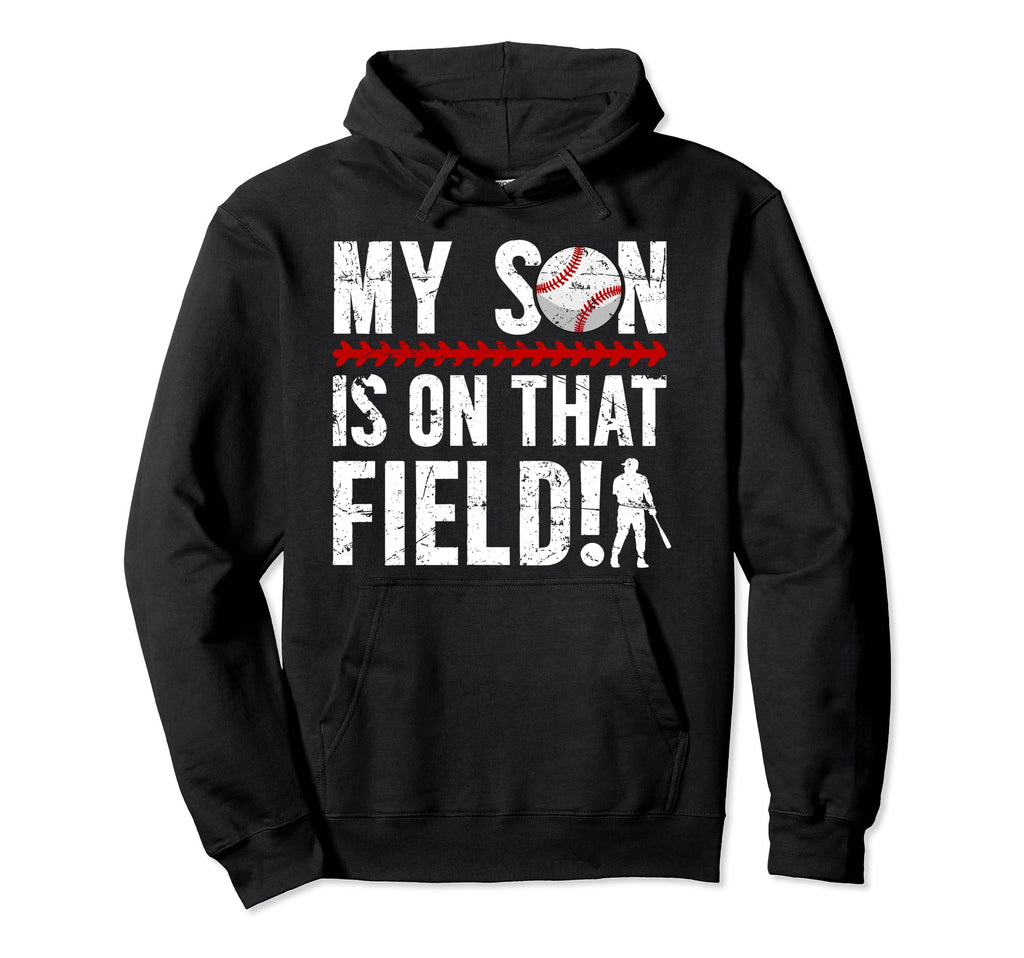 That Field Baseball Dad Baseball Player Hoodie - Trendy Graphic for Adults - T-Shirt, Sweatshirt, Hoodie