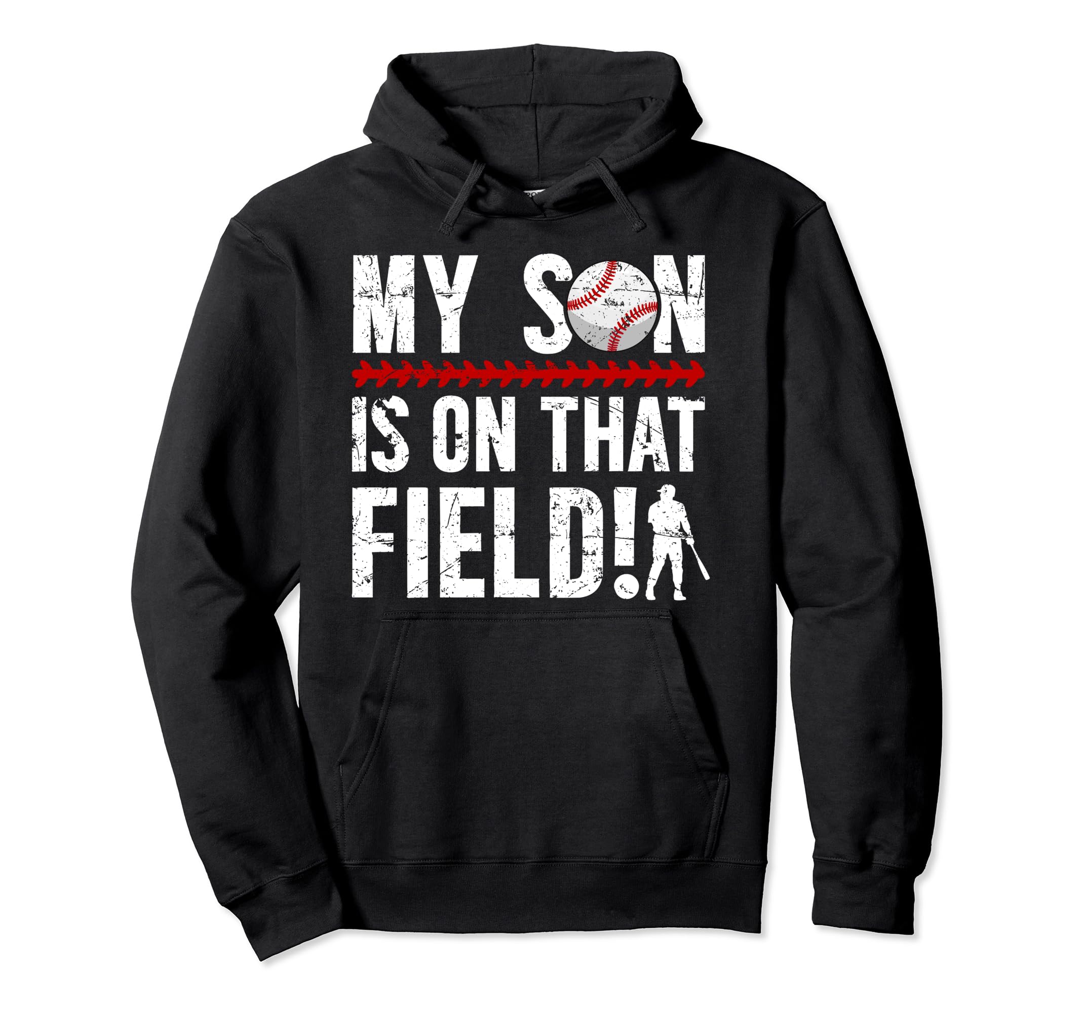 That Field Baseball Dad Baseball Player Hoodie - Trendy Graphic for Adults - T-Shirt, Sweatshirt, Hoodie