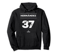 Teoscar Hernandez 37 Mlbpa Toronto Hoodie - Novelty Apparel for Adults - T-Shirt, Sweatshirt, Hoodie