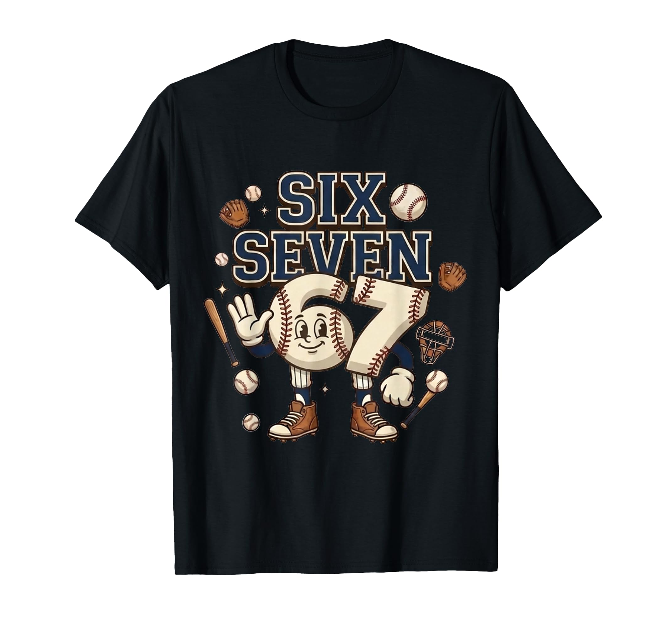 6 7 Drip Baseball Number 67 Player Six T-Shirt - Novelty Apparel Men Women - T-Shirt, Sweatshirt, Hoodie