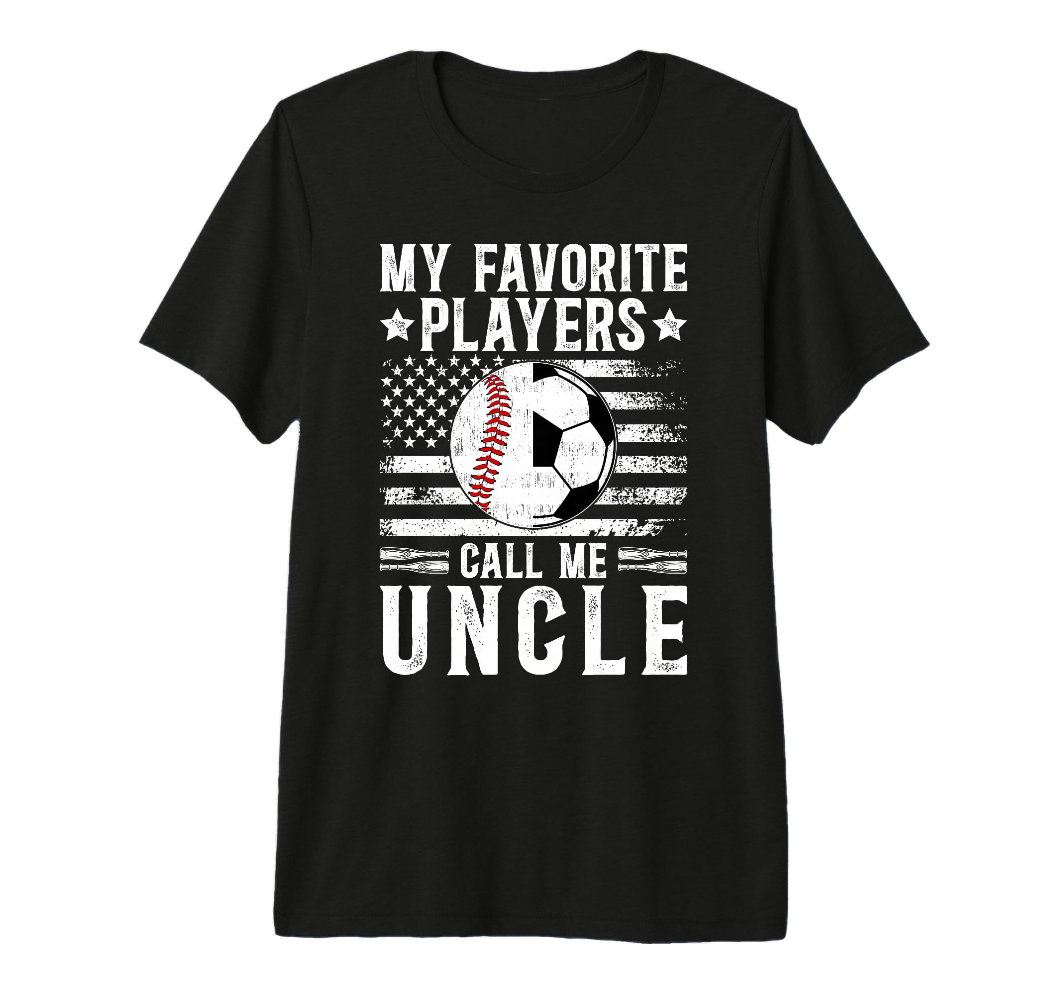 Mens My Favorite Players Call Me Uncle T-Shirt - Aesthetic Graphic Unisex - T-Shirt, Sweatshirt, Hoodie