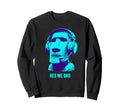 Funny Gamer Y2K Easter Island Moai Sweatshirt - Minimalist Print Unisex - T-Shirt, Sweatshirt, Hoodie