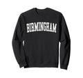 Birmingham Mi Distressed White Varsity Sweatshirt - Unique Graphic Unisex - T-Shirt, Sweatshirt, Hoodie