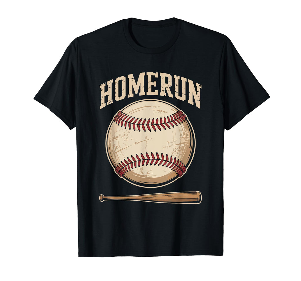 Homerun Baseball Player Team And T-Shirt - Minimalist Print Unisex - T-Shirt, Sweatshirt, Hoodie