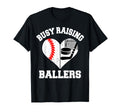Busy Raising Ballers Baseball Hockey T-Shirt - Graphic Print Men Women - T-Shirt, Sweatshirt, Hoodie