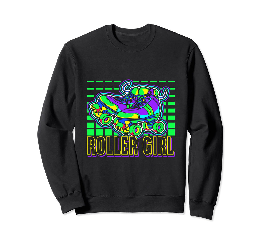 Roller 70S 80S Skates Roller Skating Sweatshirt - Graphic Print Men Women - T-Shirt, Sweatshirt, Hoodie