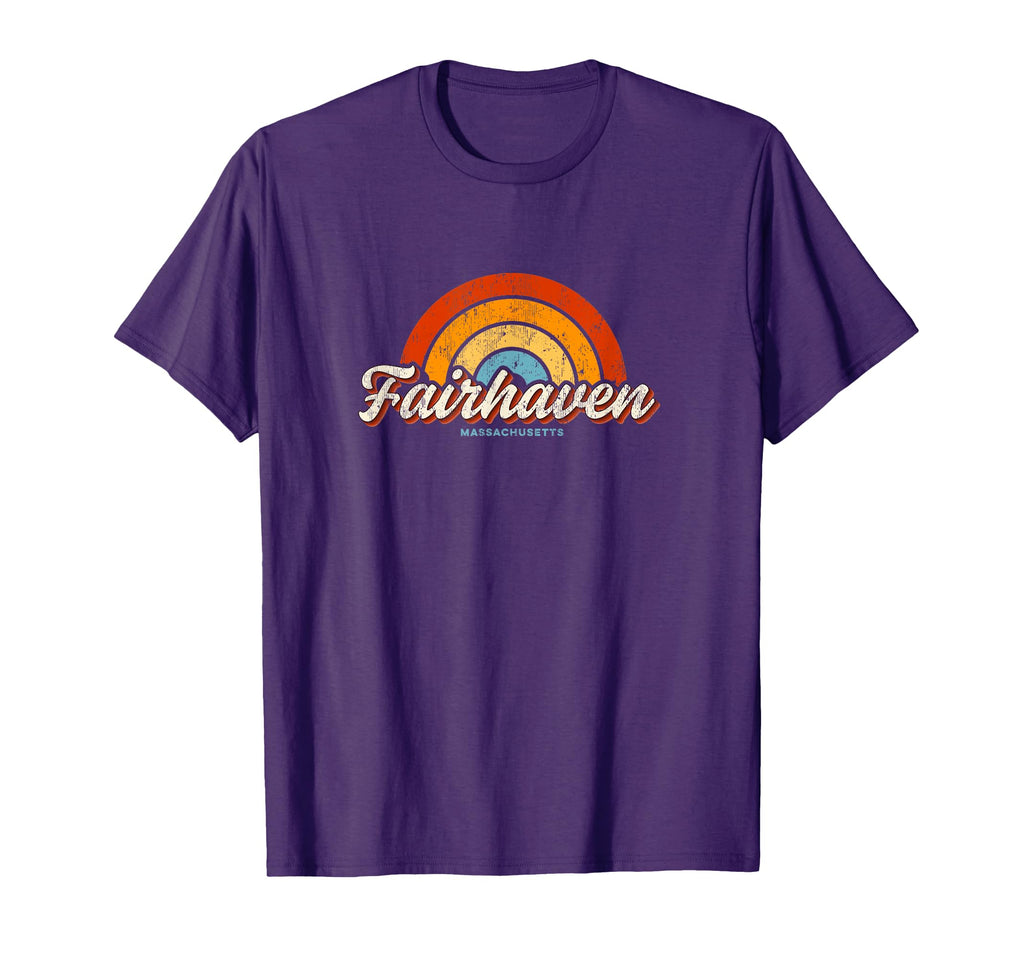 Fairhaven Massachusetts Ma Rainbow T-Shirt - Aesthetic Graphic for Adults - T-Shirt, Sweatshirt, Hoodie