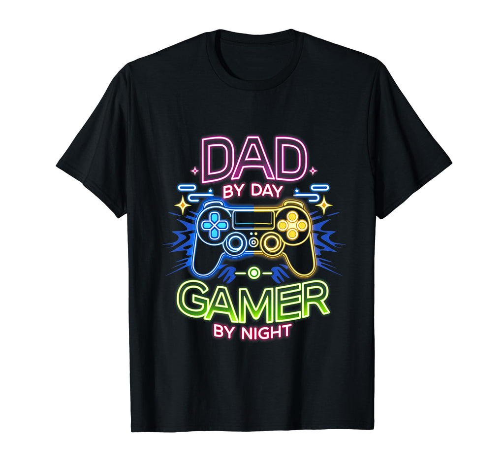 Dad Day Gamer Night Funny Fathers Gaming T-Shirt - Trendy Graphic Unisex - T-Shirt, Sweatshirt, Hoodie