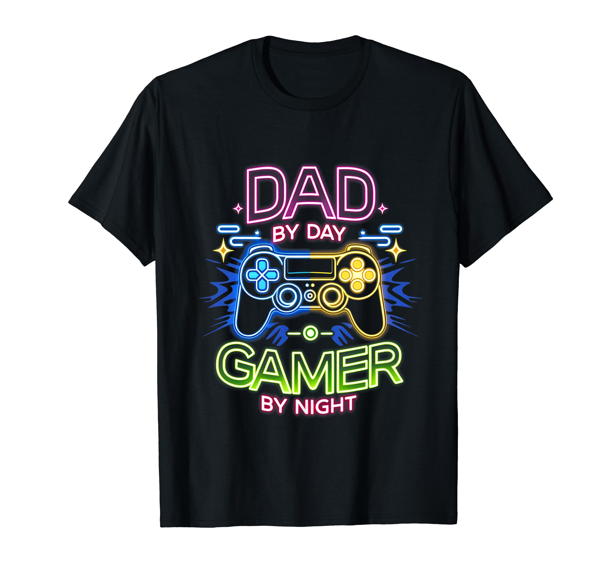 Dad Day Gamer Night Funny Fathers Gaming T-Shirt - Trendy Graphic Unisex - T-Shirt, Sweatshirt, Hoodie