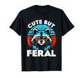 But Feral Raccoon Sunglasses Sunset Art T-Shirt - Graphic Print Unisex - T-Shirt, Sweatshirt, Hoodie