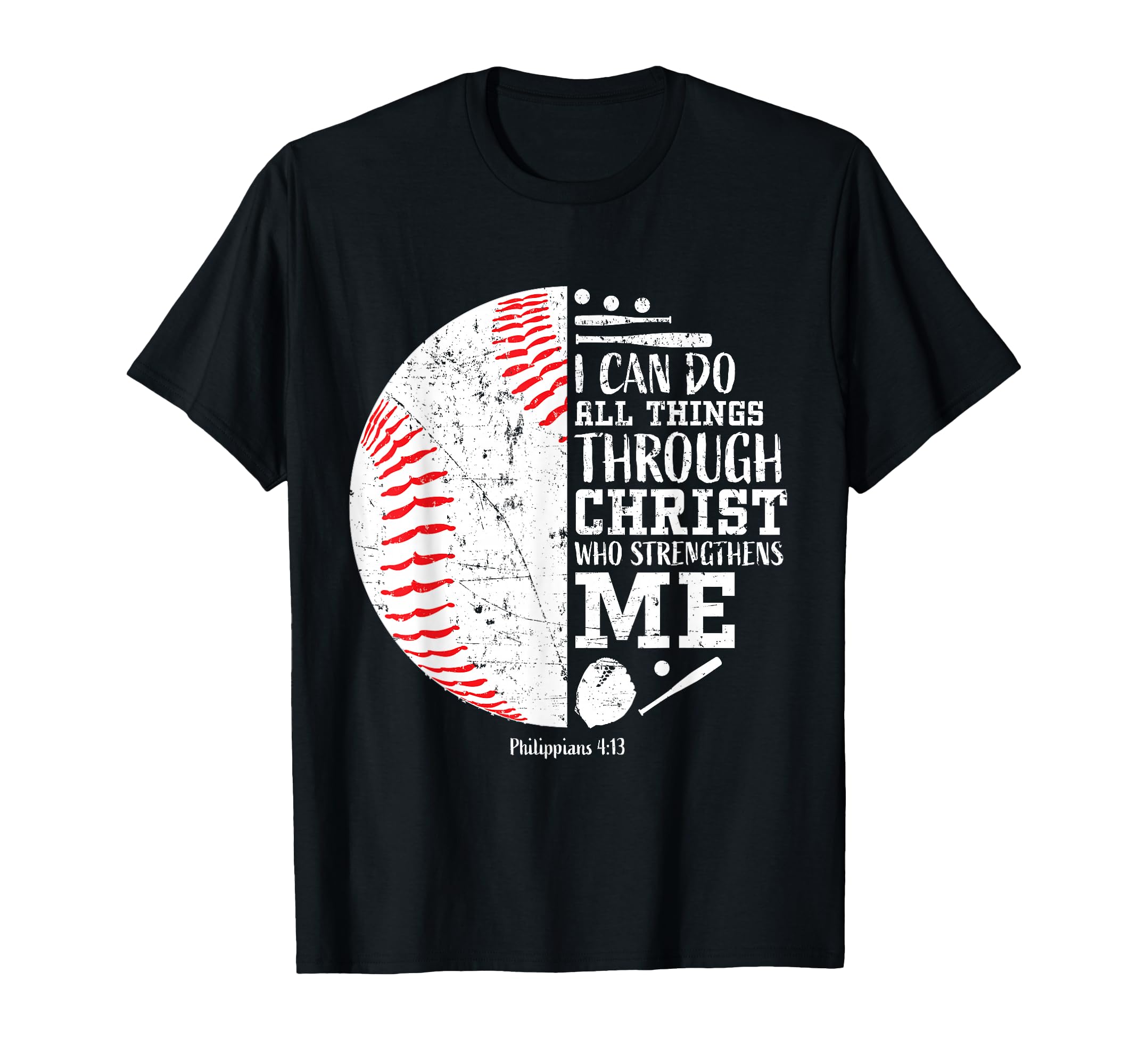 Christian Baseball I Can Do All T-Shirt - Aesthetic Graphic Men Women - T-Shirt, Sweatshirt, Hoodie
