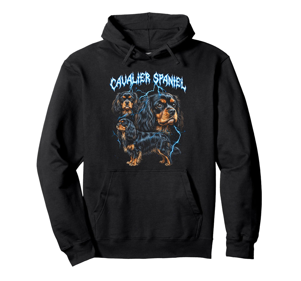 Cavalier King Charles Spaniel Heavy Hoodie - Aesthetic Graphic for Adults - T-Shirt, Sweatshirt, Hoodie