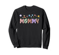 Mommy Wildflowers Mother Boho Floral Sweatshirt - Unique Graphic Men Women - T-Shirt, Sweatshirt, Hoodie