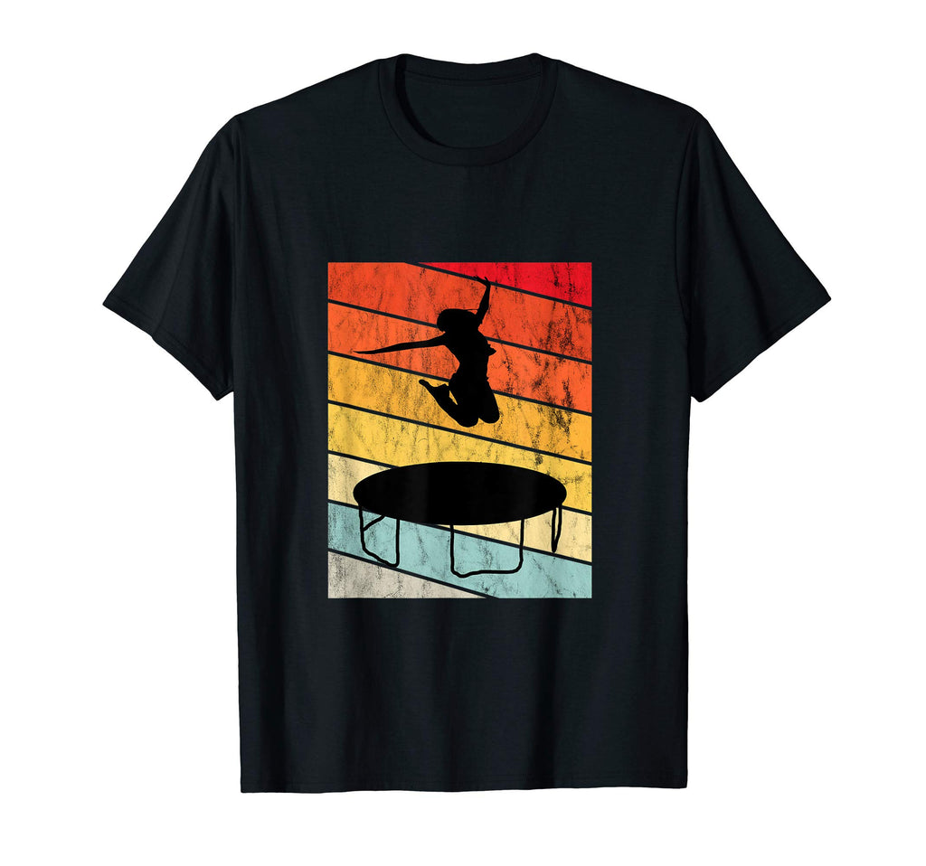 Trampoline Jumping Sunset T-Shirt - Custom Art Print for Adults - T-Shirt, Sweatshirt, Hoodie