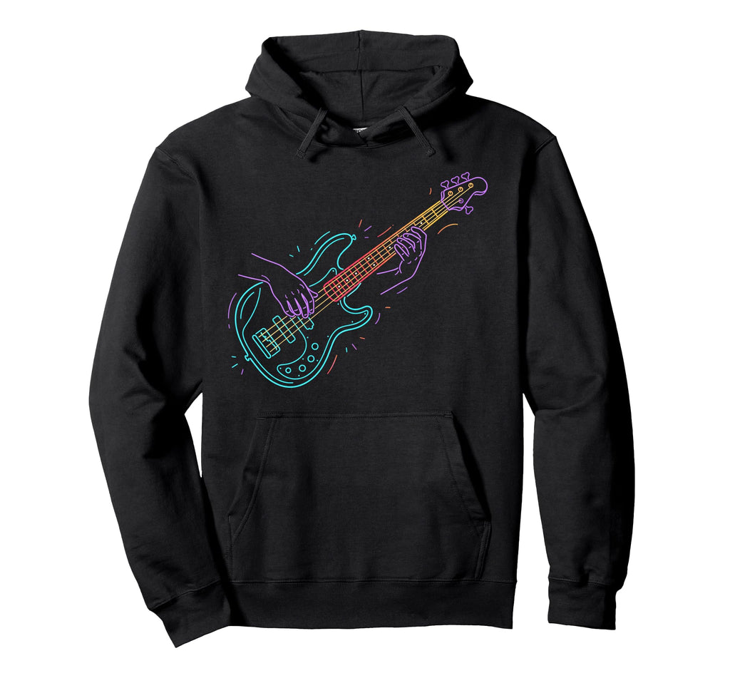 Electric Guitar Rock N Roll Rock Music Hoodie - Novelty Apparel Men Women - T-Shirt, Sweatshirt, Hoodie