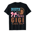 Boots Or Bows Gender Reveal T-Shirt - Aesthetic Graphic for Adults - T-Shirt, Sweatshirt, Hoodie