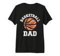 Mens Basketball Dad Distressed T-Shirt - Aesthetic Graphic for Adults - T-Shirt, Sweatshirt, Hoodie